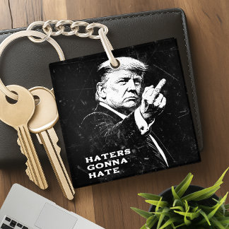 Trump Middenvinger 2026 Meme Grappig Sleutelhanger