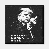 Trump Middle Finger 2026 Meme Funny Magneet (Voorkant)