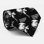 Trump Middle Finger 2026 Meme Funny Stropdas (Opgerold)