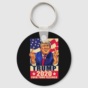 Trump Middle Finger Uw Gevoelens Republikeinse Cad Sleutelhanger