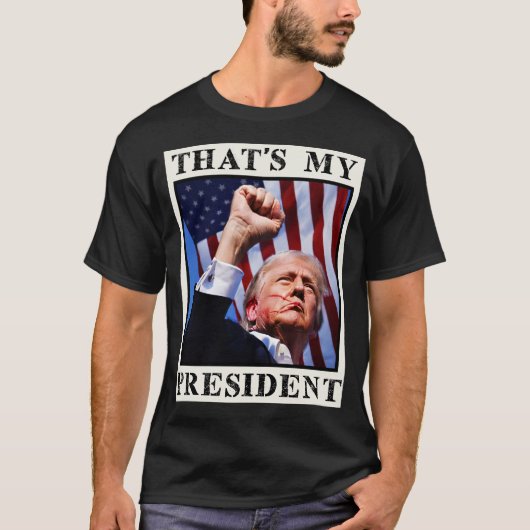 Trump Mijn President Trump Assassination T-shirt (Voorkant)