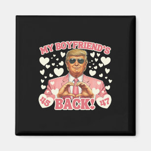 Trump Mijn Vriendje's Ck Valentijn Trump Roze Pak Magneet