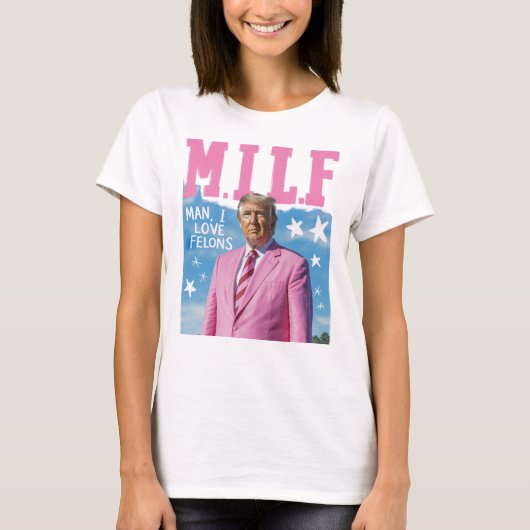 Trump MILF Shirt - Vrouwen (Voorkant)