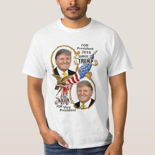 Trump / Miller in 2016 T-shirt (Voorkant)