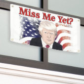 Trump mist me vlag spandoek (Buitenkant Gebouw)