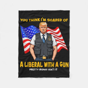 Trump Miste Me Pennsylvania Bijeenkomst Patriot Us Fleece Deken