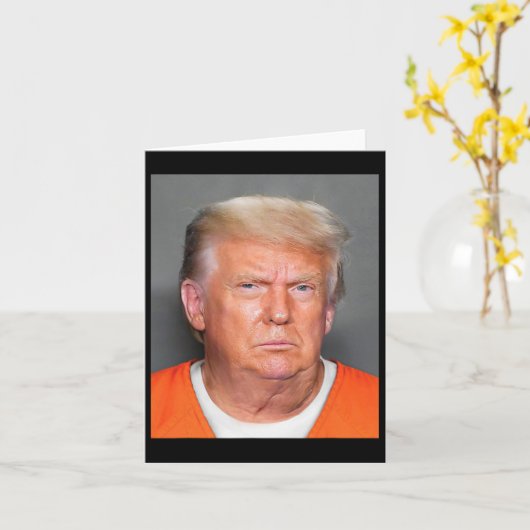 Trump Mok Shot 1 Kaart (Gele Bloem)