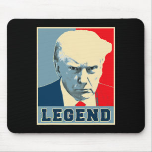 Trump Mok Shot 2024 President Legend Never Surrend Muismat