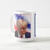 Trump Mok Shot, 24 aug 2023 Arrestatie Commentaar (Voorkant links)