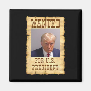 Trump Mok Shot gezocht voor de VS President 2024 3 Magneet