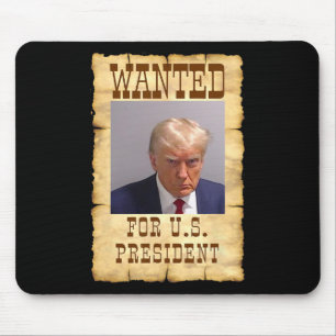 Trump Mok Shot gezocht voor de VS President 2024 3 Muismat
