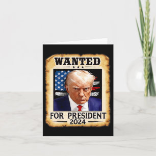 Trump Mok Shot gezocht voor de VS President 2024 4 Kaart