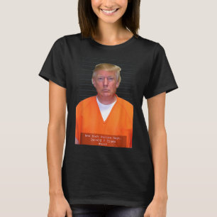 Trump Mok Shot Range Jumpsuit Parodie Achter Bars T-shirt