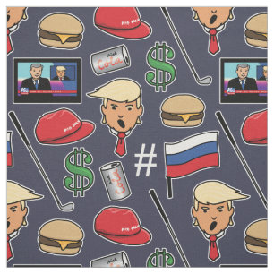 Trump, Money, Burgers, Golf, Russia and Fake News Stof