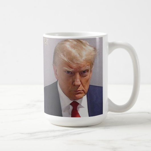 Trump Mug Mugshot 2024 (Droite)