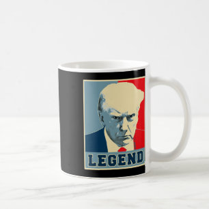 Trump Mug Shot 2024 Légende du président Jamais su