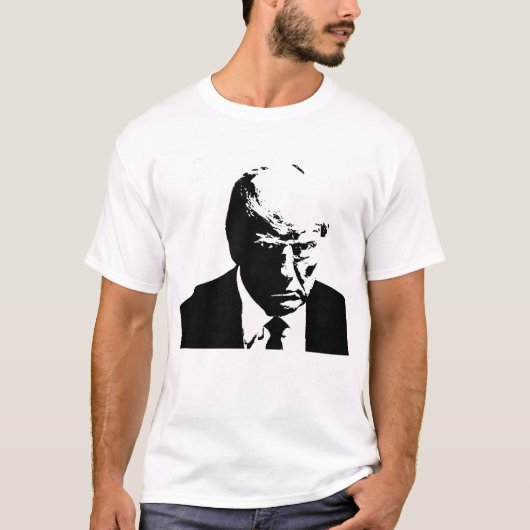 Trump Mug Shot T-Shirt (Devant)