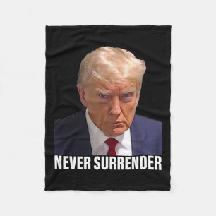 Trump Mugshot geeft nooit Mannen vrouwen over Fleece Deken