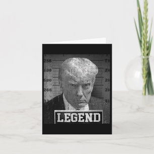 Trump Mugshot Grappige Donald Trump Legend Kaart