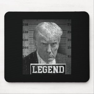 Trump Mugshot Grappige Donald Trump Legend Muismat