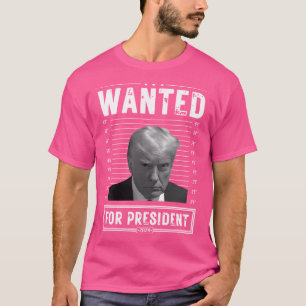 Trump Mugshot nooit overgeven 2024 T-shirt