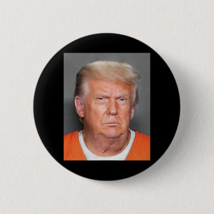 Trump Mugshot Ronde Button 5,7 Cm