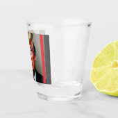 Trump Mugshot Shot glass Glas (Rechts)