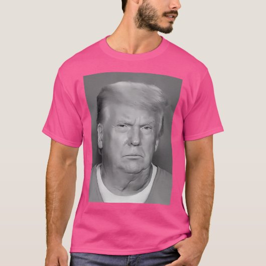 Trump Mugshot T-shirt (Voorkant)