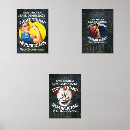 Trump Muurkunst Sets (Voorkant)