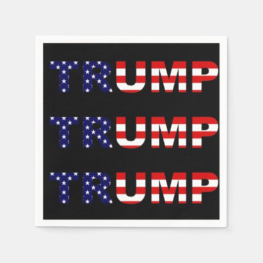 trump napkins servetten (Voorkant)
