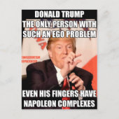 Trump Napoleon Complex Briefkaart (Voorkant)
