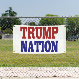 Trump Nation red blue Spandoek