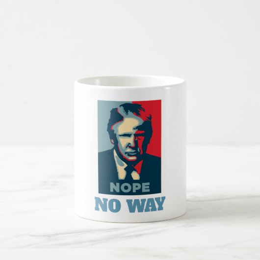 Trump ne veut pas d'un café Mug (Centre)