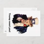 trump need you briefkaart (Voorkant / Achterkant)