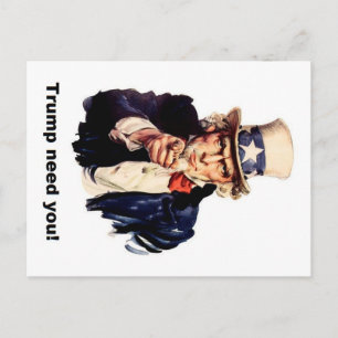 trump need you briefkaart