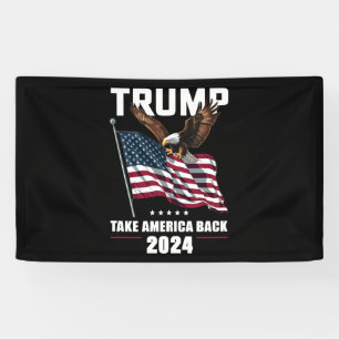 Trump Neem Amerika Terug Amerikaanse Verkiezing 20 Spandoek