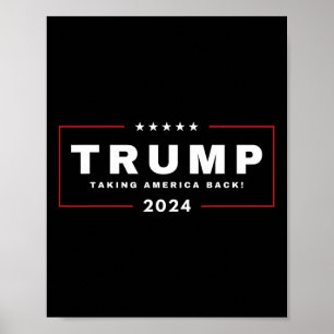 Trump neemt Amerika terug 4 juli 2024 US Maga Poster