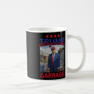 Trump neemt de Garbyge 2024 Grappige Trump weg Koffiemok