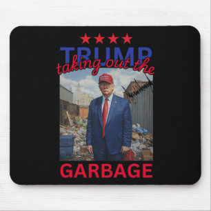 Trump neemt de Garbyge 2024 Grappige Trump weg Muismat