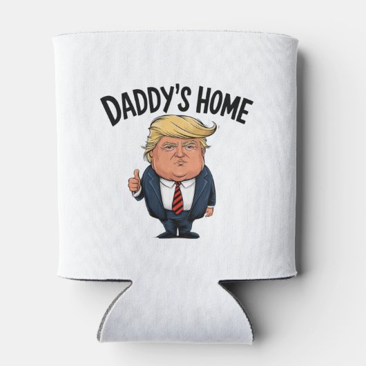 Trump neemt het huis van papa terug blikjeskoeler (Achterkant)