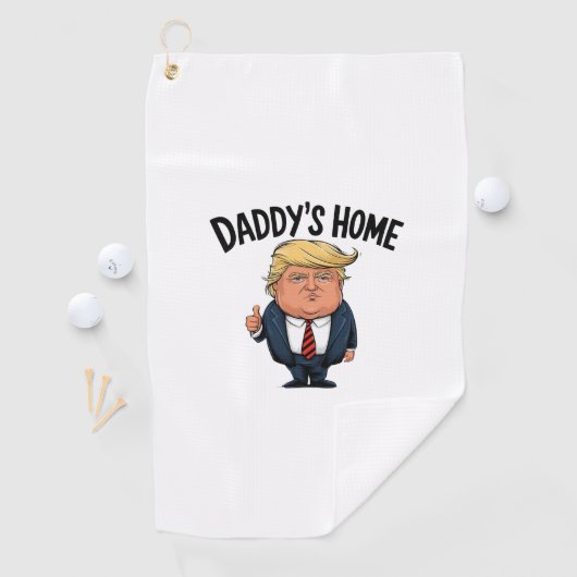 Trump neemt het huis van papa terug golfhanddoek (Insitu)