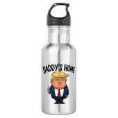 Trump neemt het huis van papa terug waterfles (Voorkant)