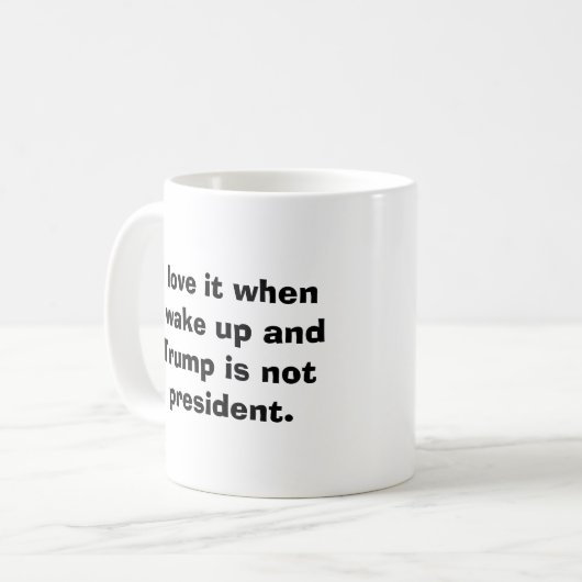 Trump n'est pas le président mug (Devant gauche)