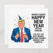 Trump Nieuwjaar Feestdagenkaart (Voorkant / Achterkant)