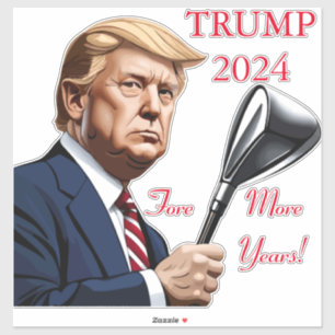 Trump: Nog meer jaren van grootsheid! Sticker