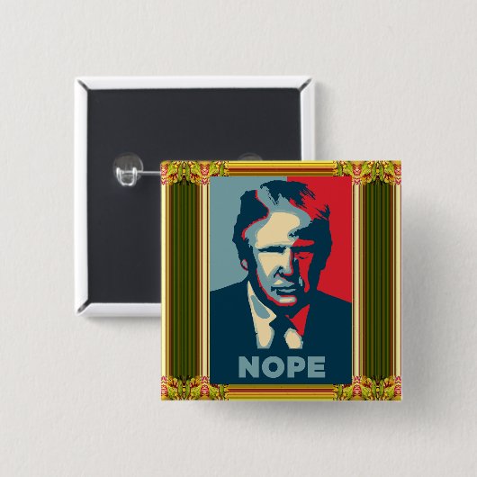 Trump Nope Button (Voorkant /achterkant)