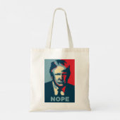 Trump Nope Canvas tas (Achterkant)