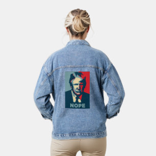 Trump Nope Denim Jas Jacket