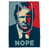 Trump Nope Gift Bag Medium Cadeauzakje (Achterkant)