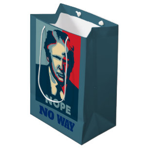 Trump Nope No Way Gift Bag Medium Cadeauzakje